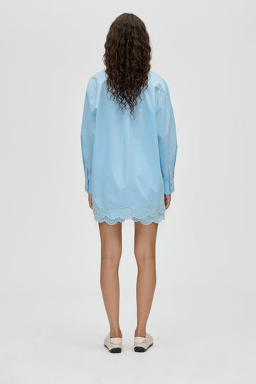 Stine Goya UK Elasticated Shorts Shorts Teapot Blue