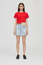 Stine Goya UK Elasticated Shorts With Tab Shorts Lightwave Stripes