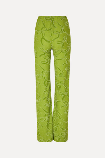 Stine Goya UK Elasticated Straight Long Pants Pants Ribbons