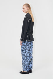 Stine Goya UK Elasticated Straight Pants Pants Night Ditzy Floral / Day Ditzy Floral
