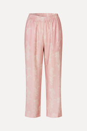 Stine Goya UK Elasticated Waistband Cropped Pants Pants Cherries On A Paisley