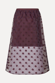 Stine Goya UK Elasticated Waistband Midi Skirt Skirt Polka