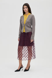 Stine Goya UK Elasticated Waistband Midi Skirt Skirt Polka