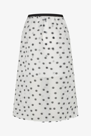 Stine Goya UK Elasticated Waistband Midi Skirt Skirt Flower Polka Dot