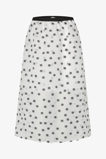 Stine Goya UK Elasticated Waistband Midi Skirt Skirt Flower Polka Dot