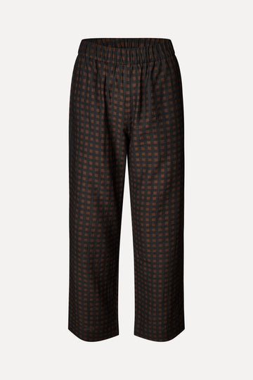 Stine Goya UK Elasticated Waistband Pants Pants Morgensol Checks