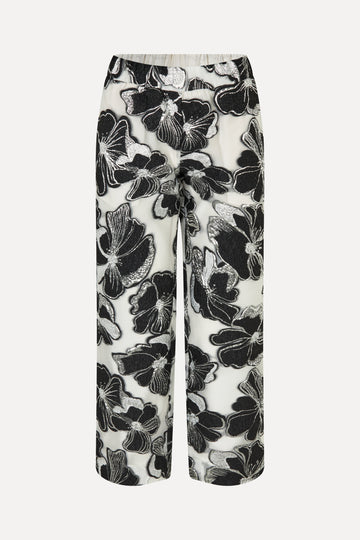 Stine Goya UK Elasticated Waistband Pants Pants Anemone Jacquard