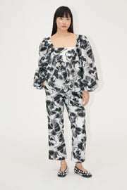 Stine Goya UK Elasticated Waistband Pants Pants Anemone Jacquard