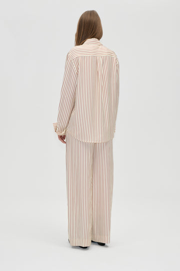 Stine Goya UK Elasticated Wide Pants Pants Symmetry In Cream