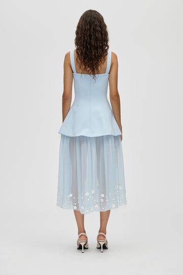 Stine Goya UK Elevated Bustier Dress Dress Light Blue Bloom