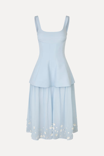 Stine Goya UK Elevated Bustier Dress Dress Light Blue Bloom