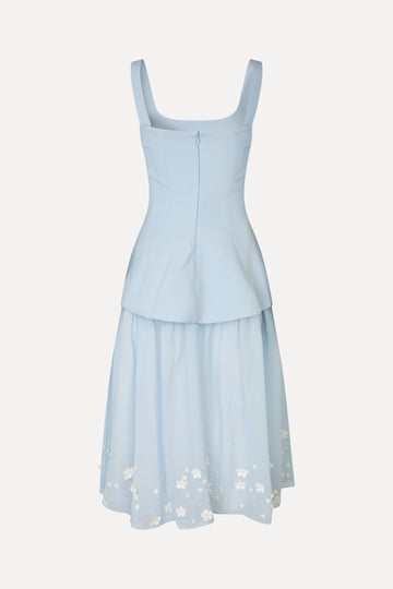 Stine Goya UK Elevated Bustier Dress Dress Light Blue Bloom