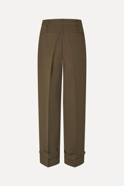 Stine Goya UK Elevated Pleat Pants Pants Dark Oak