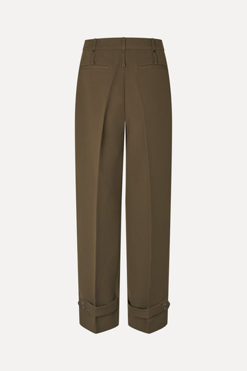 Stine Goya UK Elevated Pleat Pants Pants Dark Oak