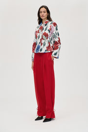 Stine Goya UK Elevated Pleat Pants Pants Ruby Red