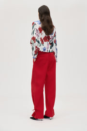 Stine Goya UK Elevated Pleat Pants Pants Ruby Red