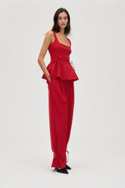 Stine Goya UK Elevated Pleat Pants Pants Ruby Red