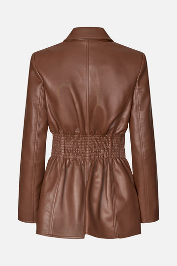 Stine Goya UK Fitted Single Breasted Jacket Outerwear Cocoa