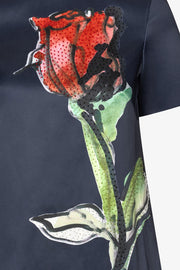 Stine Goya UK Flare Short Sleeve Mini Dress Dress The Rose