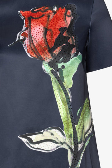 Stine Goya UK Flare Short Sleeve Mini Dress Dress The Rose