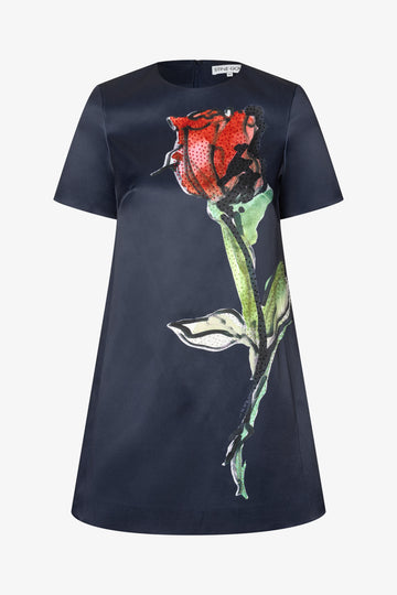 Stine Goya UK Flare Short Sleeve Mini Dress Dress The Rose