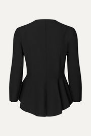 Stine Goya UK Flared Button-Up Top Top Black