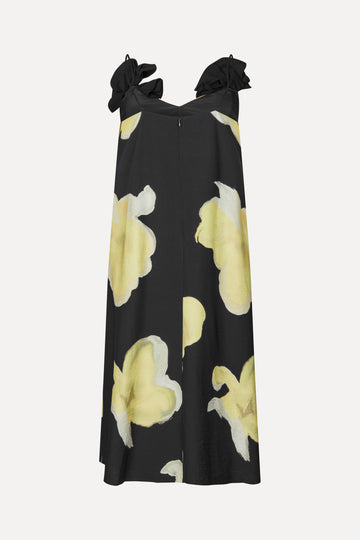 Stine Goya UK Floral Long Dress Dress Yellow Petunias