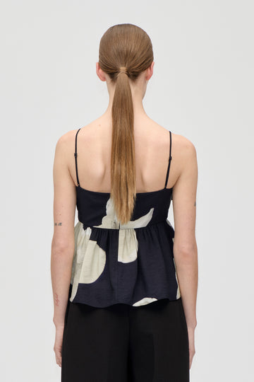 Stine Goya UK Floral Peplum Top Top Yellow Petunias