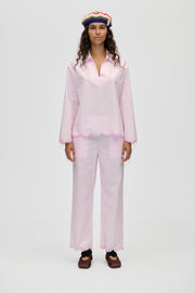 Stine Goya UK Flowy Elasticated Waist Pants Pants Muted Blush