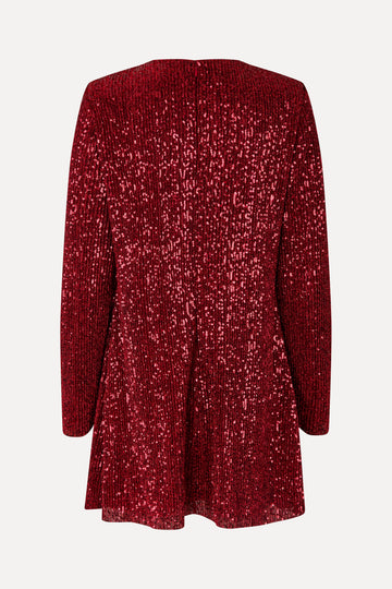 Stine Goya UK Fluid Short Dress Dress Bordeaux