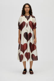 Stine Goya UK Front Placket Long Dress Dress Hearts