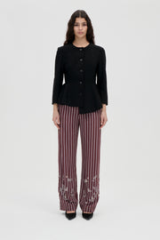 Stine Goya UK Gathered Boxer Pants Pants Uniform Stripes