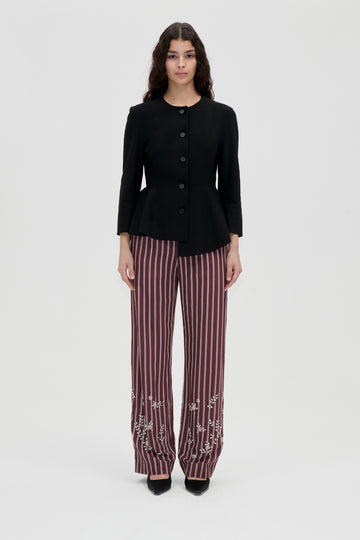 Stine Goya UK Gathered Boxer Pants Pants Uniform Stripes