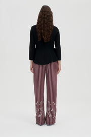Stine Goya UK Gathered Boxer Pants Pants Uniform Stripes