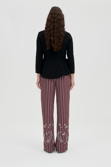 Stine Goya UK Gathered Boxer Pants Pants Uniform Stripes