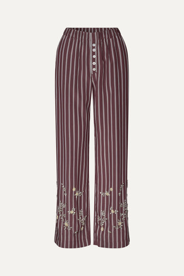 Stine Goya UK Gathered Boxer Pants Pants Uniform Stripes