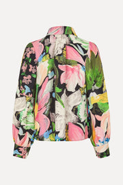 Stine Goya UK Gathered Long Sleeve Top Top Flowers Under The Sun