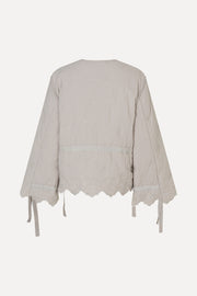 Stine Goya UK Gathered Tie Jacket Jacket Wild Quilted Flowers