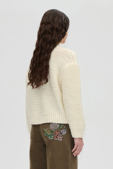 Stine Goya UK Handknit Sweater Knit Ephemeral Bloom