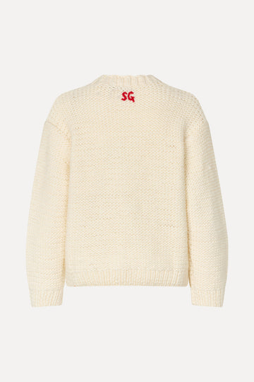 Stine Goya UK Handknit Sweater Knit Ephemeral Bloom