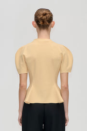 Stine Goya UK High-Neck Zip Top Top Sunlight