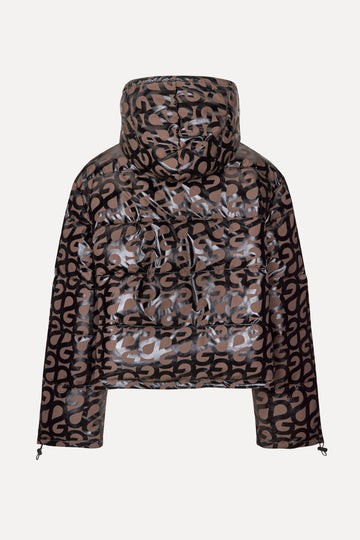Stine Goya UK Hooded Long Sleeve Puffer Jacket SG Logo