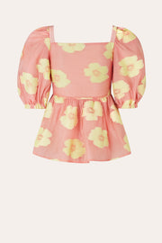 Stine Goya UK Irene Top Top 3030 Freedom flower grapefruit