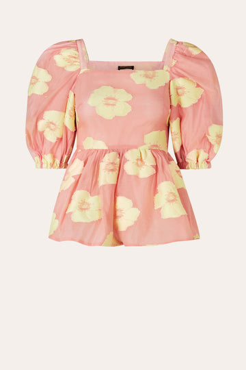 Stine Goya UK Irene Top Top 3030 Freedom flower grapefruit