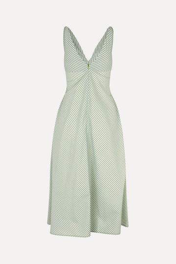 Stine Goya UK Jayden Dress Dress Green Stripes