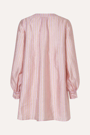 Stine Goya UK Kimono Mini Dress Dress Rose Pinstripe