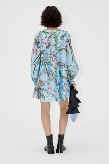 Stine Goya UK Kimono Mini Dress w/Tie Dress Spring Mimosa