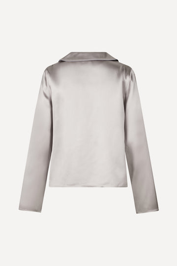 Stine Goya UK Klive Blouse Top Grey Stone