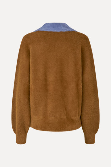 Stine Goya UK Knit Polo Knit Partridge Brown