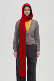 Stine Goya UK Knitted Head Scarf Accessories Fiery Red